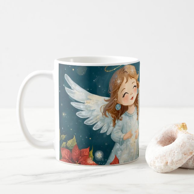 Mug Christmas Angel  (Avec donut)