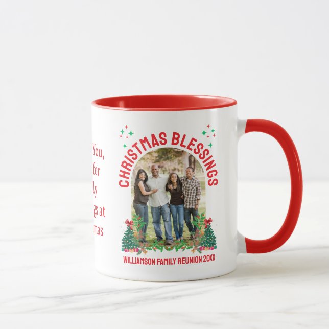 Mug CHRISTMAS BÉNÉFICIE FAMILLE RÉUNION Groupe de jume (Droite)