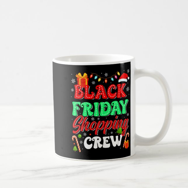 Mug Christmas Black Shopng Family Funny Friday Shopng  (Droite)