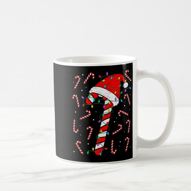 Mug Christmas Candy Cane Hat Santa Xmas Holiday Toddle (Droite)