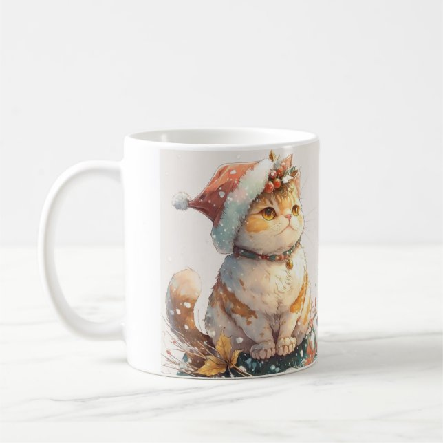 Mug Christmas Cat (Gauche)