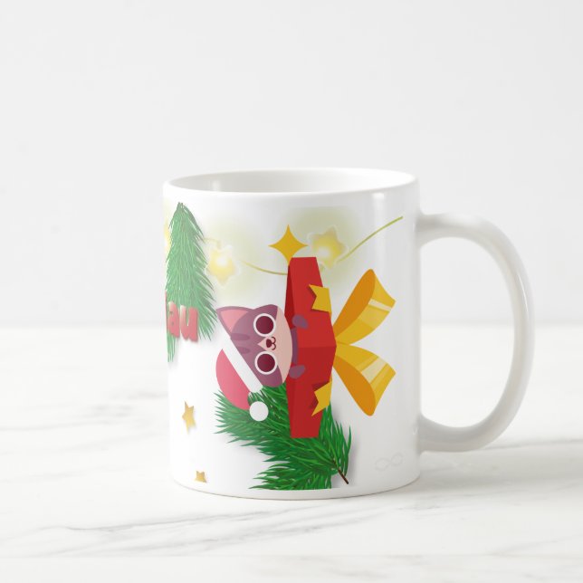 Mug Christmas Cat Miau (Droite)