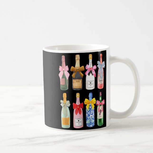 Mug Christmas Champagne Cool Gl Coquette Bottle  (Droite)
