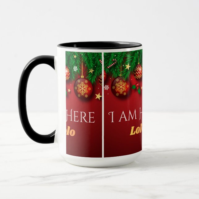 Mug “Christmas Cheer – I Am Here” (Gauche)