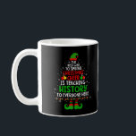 Mug Christmas Cheer Is Teaching History Santa Elf Teac<br><div class="desc">Christmas Cheer Is Teer History Père Noël Elf Teacher Group Premium T-Shirt</div>