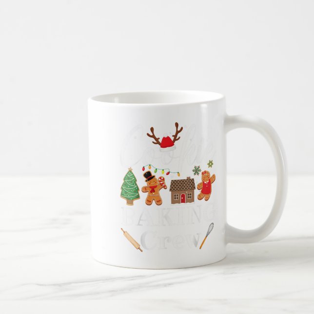 Mug Christmas Cookie Baking Équipe de cuisine familial (Droite)