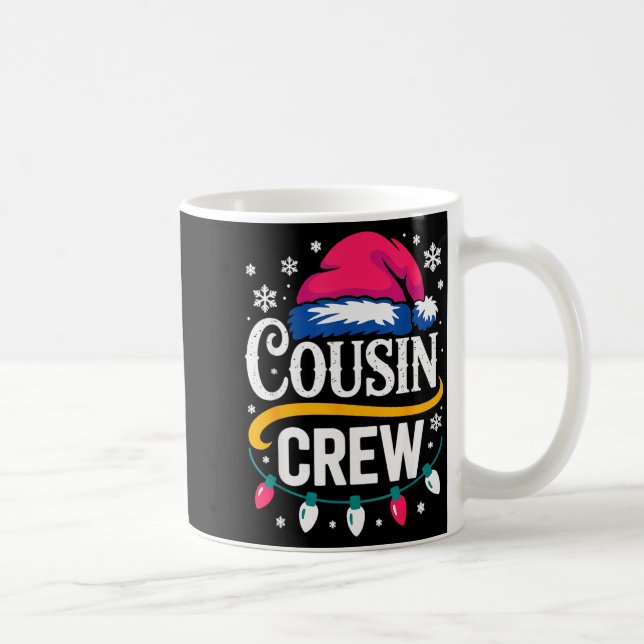 Mug Christmas Cousin Crew Pajamas Kids Girls Toddler M (Droite)