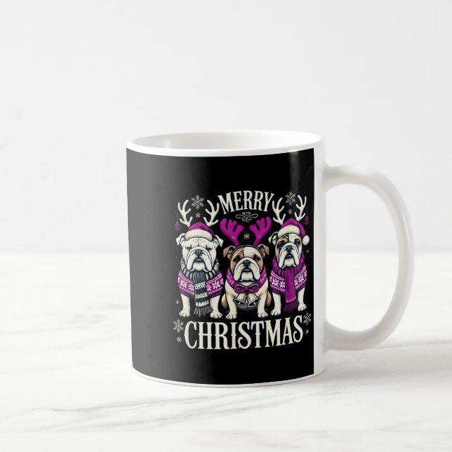 Mug Christmas English Bulldog Mom English Bulldog Chri (Droite)