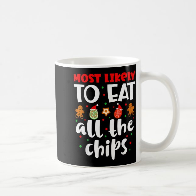 Mug Christmas Family Cute Funny Most Likely To Eat All (Droite)