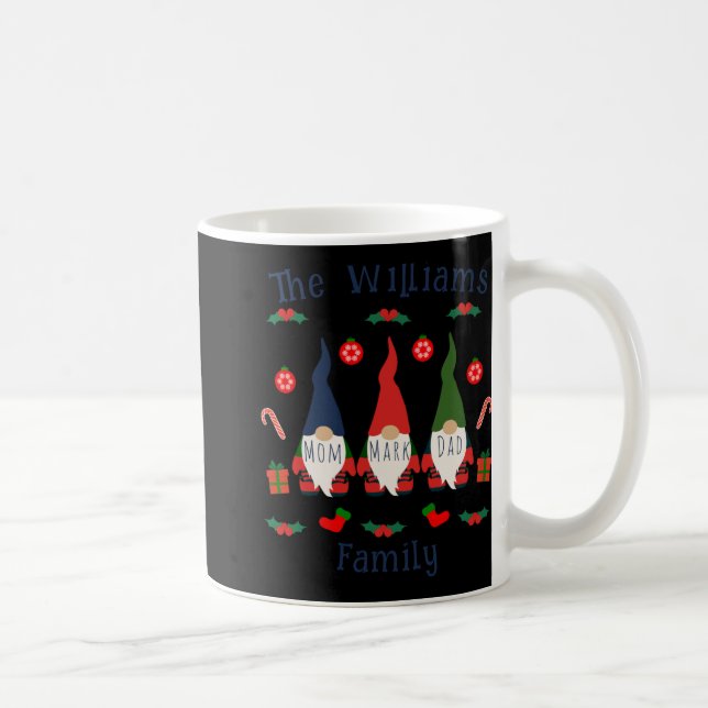 Mug Christmas Family Gnomes Cute And Funny T Shirt  (Droite)
