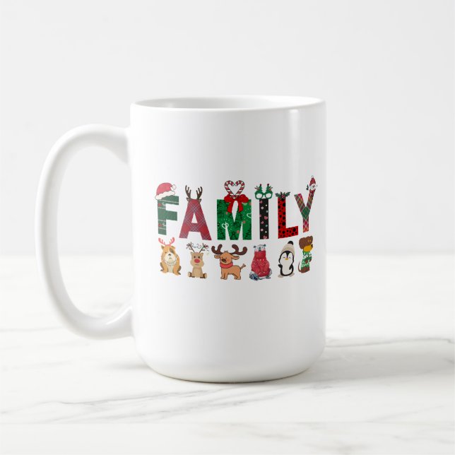 Mug Christmas Family Matching Shirts | holiday family  (Gauche)