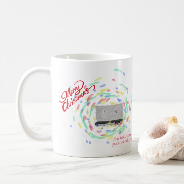 Mug Christmas Goods / Wrapped in the Love of the World (Avec donut)