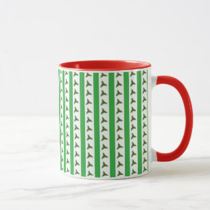 Mug Christmas Holly Motif