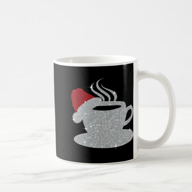 Mug Christmas Hot Coffee Cup Santa's Hat Xmas Holidays (Droite)