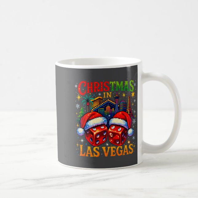 Mug Christmas In Las Vegas Funny Holiday Design Long S (Droite)