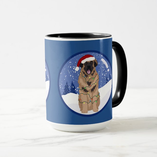 Mug Christmas Leonberger (Devant droit)