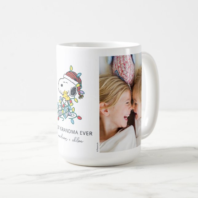 Mug Christmas Love and Lights - Meilleure photo grand- (Devant droit)