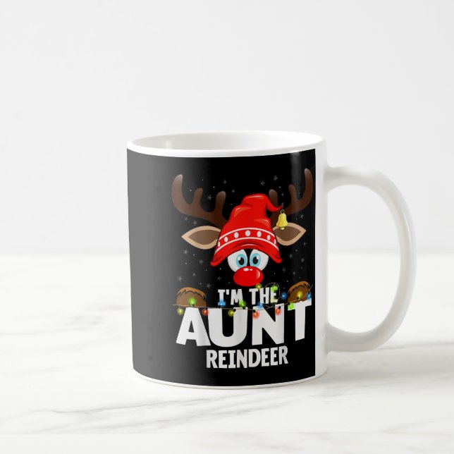 Mug Christmas Matching I'm The Aunt Reindeer  (Droite)