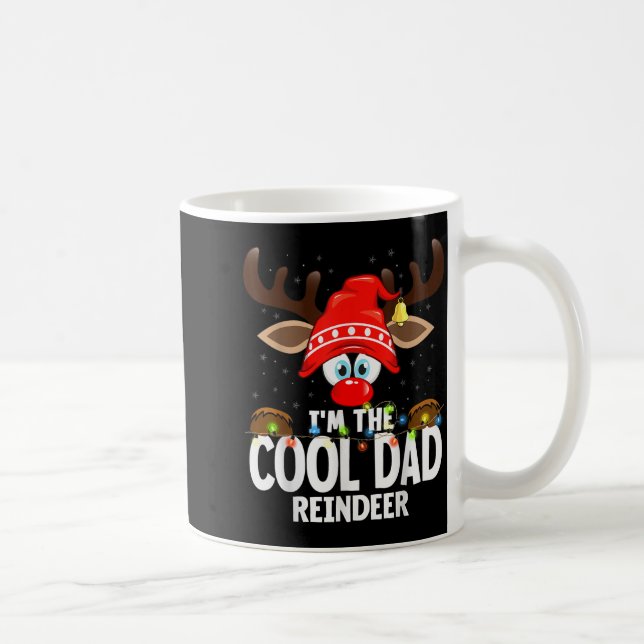Mug Christmas Matching I'm The Cool Dad Reindeer  (Droite)