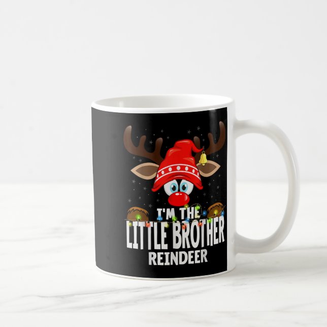Mug Christmas Matching I'm The Little Brother Reindeer (Droite)