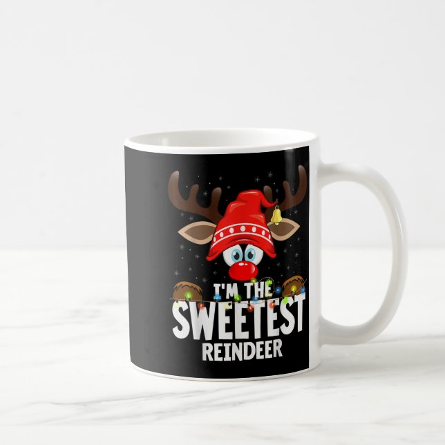 Mug Christmas Matching I'm The Sweetest Reindeer  (Droite)