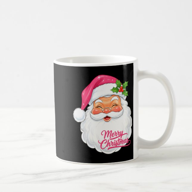 Mug Christmas Merry Christmas Santa Face Jolly Santa C (Droite)