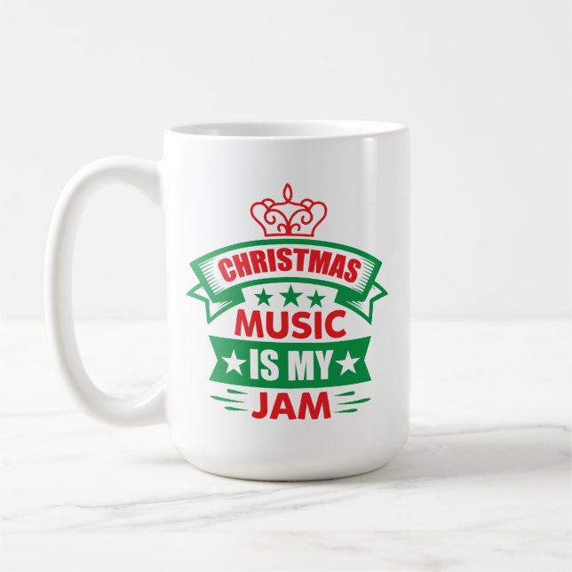 Mug Christmas Music is My Jam-86254 (Gauche)