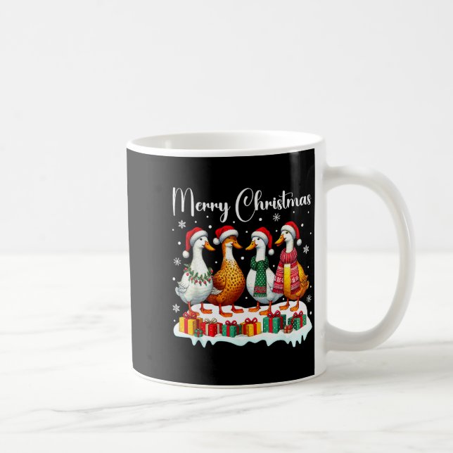 Mug Christmas Pajamas Goose Duck Christmas Outfit Goos (Droite)