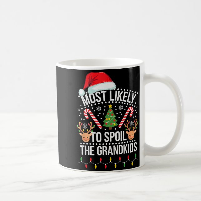Mug Christmas Party Most Likely To Sil The Grandkids  (Droite)