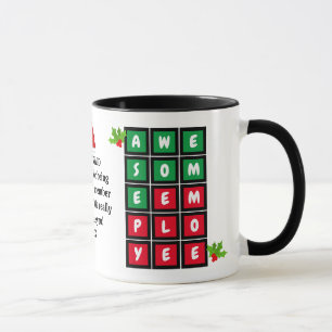 Mug CHRISTMAS Personnalisé SAVOIR-FAIRE DES EMPLOYÉS