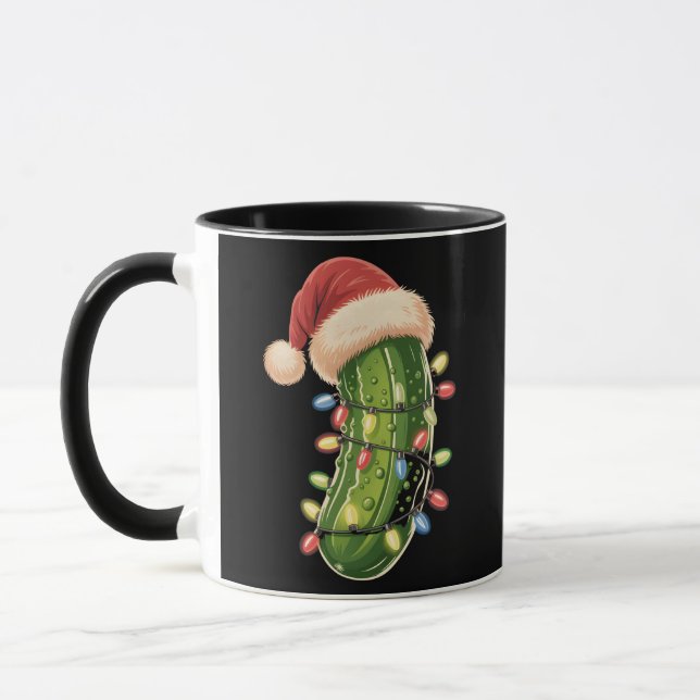Mug Christmas Pickle Pickle In Xmas Light Pickle  (Gauche)