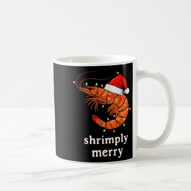 Mug Christmas Shrimp Holiday Shrimply Merry Funny Fest (Droite)