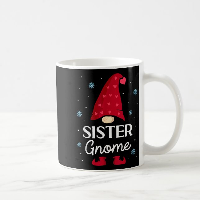 Mug Christmas Sister Gnome Dwarf Garden Gnome Family  (Droite)