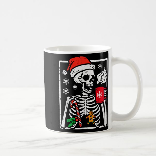 Mug Christmas Skeleton Hot Chocolate Xmas Men Women Ki (Droite)