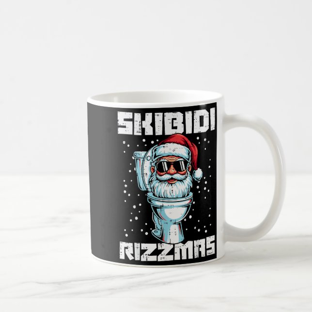 Mug Christmas Skibidi Rizzmas Toilet Xmas Meme Kids Me (Droite)