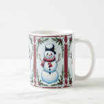 Mug Christmas Snowman<br><div class="desc">Noël Snowman Ornement Décoration de vacances</div>