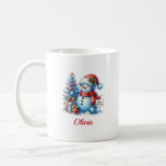 Mug Christmas Snowman<br><div class="desc">Bouge de bonhomme de neige de Noël.</div>