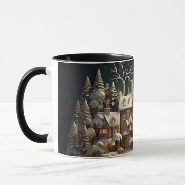 Mug Christmas Snowy Manor Storybook Wonderland (Gauche)