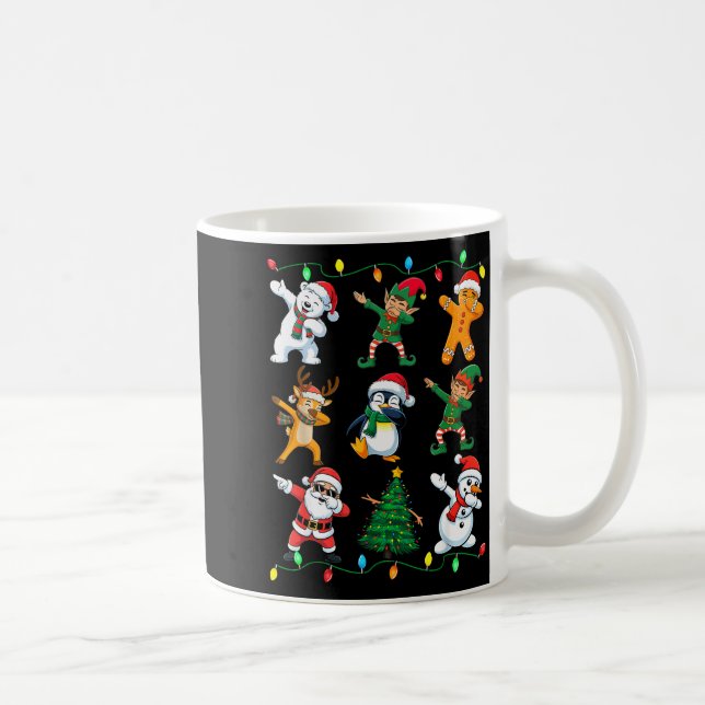 Mug Christmas Squad Dabbing Xmas Friends Boys Girls Me (Droite)