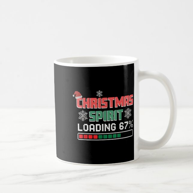 Mug Christmas Srit Loading 67% Funny Six Seven 6 7 Chr (Droite)