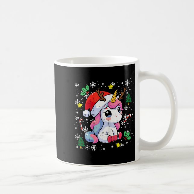 Mug Christmas Unicorn Cute Magical Xmas Toddler Girls  (Droite)