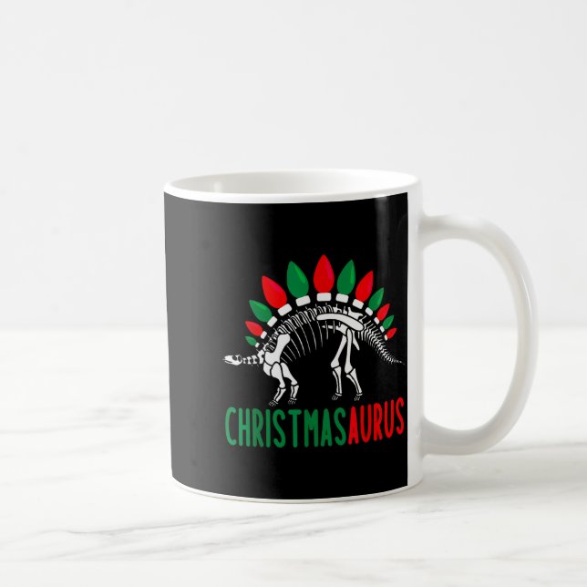 Mug Christmasaurus Dinosaure de Noël Mignon Arbre Rex  (Droite)