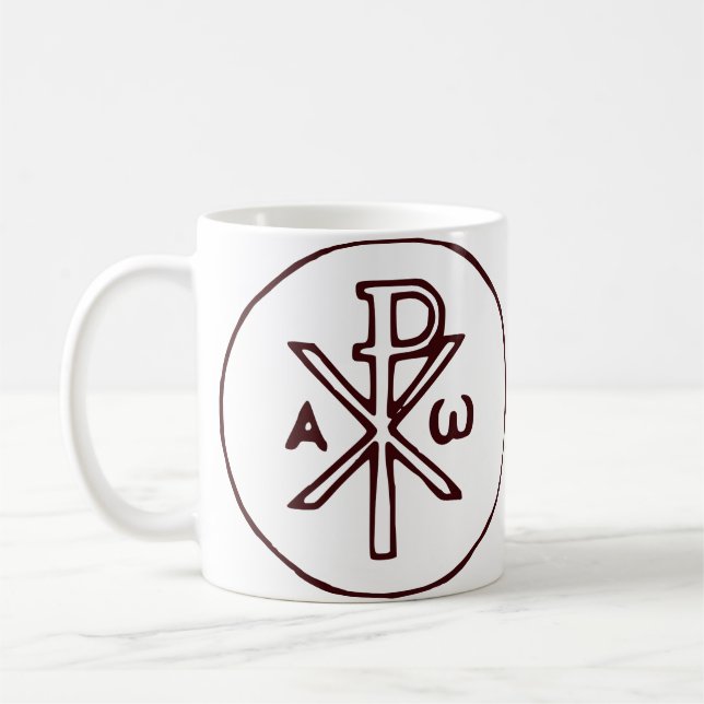 Mug Christogramme sacré Chi-Rho Beaux-Arts (Gauche)