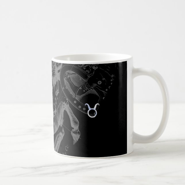 Mug Chrome comme Taurus Zodiac Connexion Hevelius Deco (Droite)