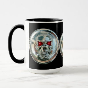 MUG CHROME SKULL