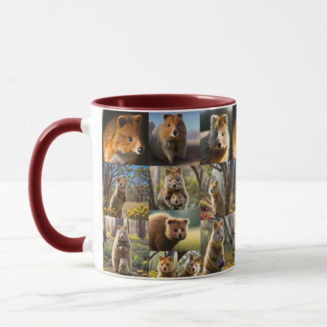 Mug "Chroniques de Quokka : un collage de photos récon (Gauche)