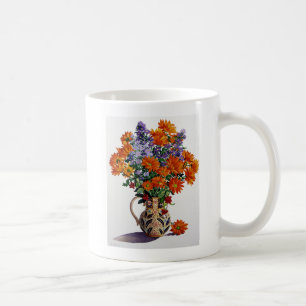 Mug Chrysanthèmes oranges