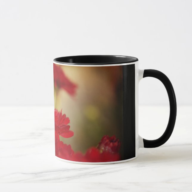 Mug Chrysanthèmes rouges (Droite)