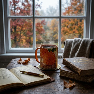 Mug Chrysanthèmes vintage d'automne