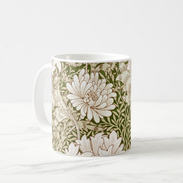 Mug Chrysanthemum Gold, William Morris (Devant gauche)
